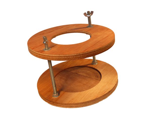 Waxing Apparatus Wooden Jig