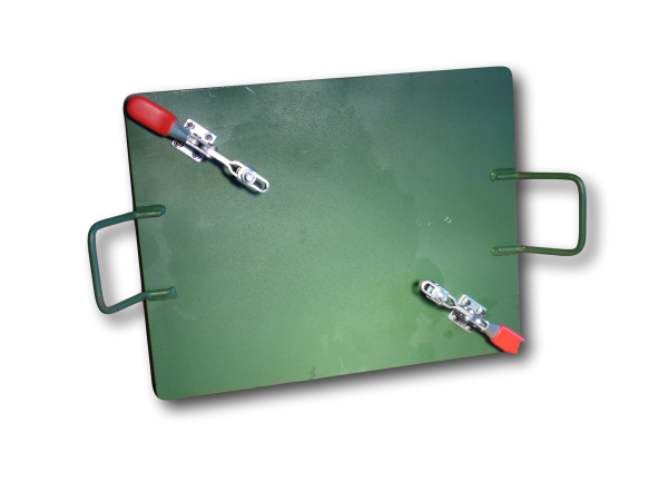 Slump plate normal with clamps